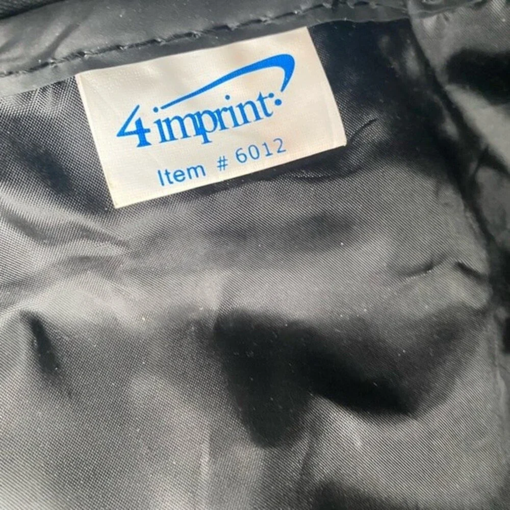 4 imprint #6012 Messenger Letter Black Men Crossbody Bag PTA